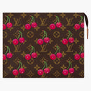 Louis Vuitton x Takashi Murakami Cereza de cerezo Pouch Monograma marrón