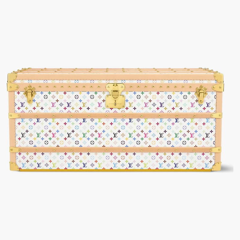 Louis Vuitton x Takashi Murakami Courrier Lozine 110 White Multocolored
