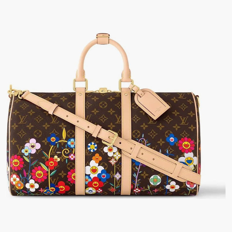 Louis Vuitton X Takashi Murakami Keepall Bandouliere 45 Monogram