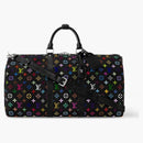 Louis Vuitton X Takashi Murakami Keepall Bandouliere 50 Black Multicolored