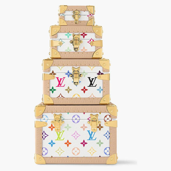 Louis Vuitton X Takashi Murakami Malle Pyramide White