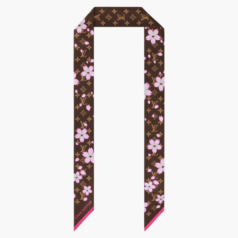 Louis Vuitton X Takashi Murakami Monogram Cherry Blossom Bandeau Bb Sakura Brown