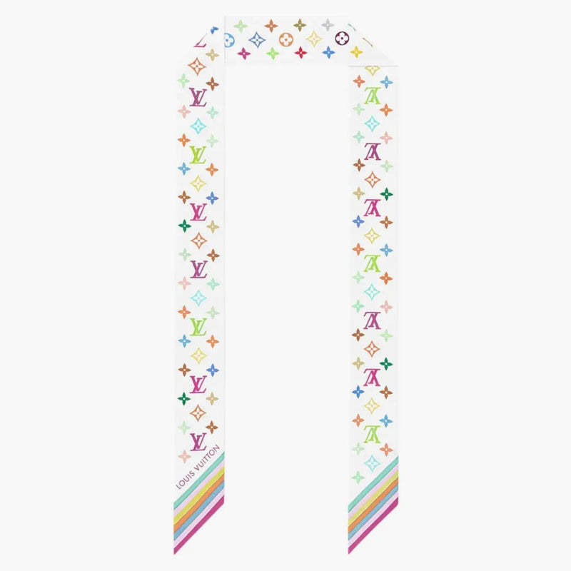 Louis Vuitton X Takashi Murakami Monogram Multicolor Bandeau Bb White Multicolored