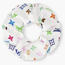 Louis Vuitton X Takashi Murakami Monogram Multicolor Chouchou White Multicolored