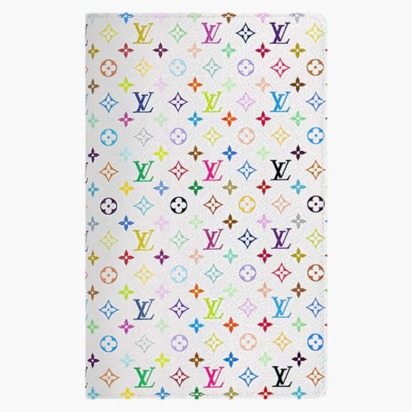Louis Vuitton X Takashi Murakami Monogram Multicolor Emily Notebook Cover Mm White Multicolored