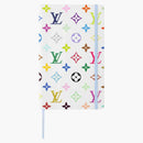 Louis Vuitton X Takashi Murakami Monogram Multicolor Jane Notebook Mm White