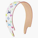 Louis Vuitton X Takashi Murakami Monogram Multicolor Lv Outline Headband White Multicolored