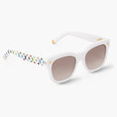 Louis Vuitton X Takashi Murakami My Monogram Multicolor Square Sunglasses White
