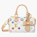 Louis Vuitton X Takashi Murakami Nano Speedy White Multicolored