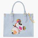 Louis Vuitton X Takashi Murakami Onthego Pm Chain Pm Chain Washed Blue