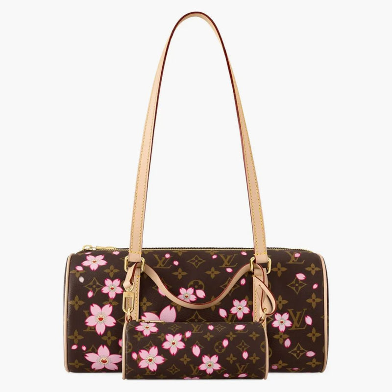 Louis Vuitton X Takashi Murakami Papillon Sakura Brown