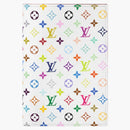 Louis Vuitton X Takashi Murakami Passport Cover White Multicolored