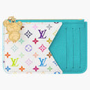 Louis Vuitton X Takashi Murakami Romy Card Holder Kabira Blue/white Multicolored