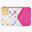 Louis Vuitton X Takashi Murakami Romy Card Holder Kawaii Pink/white Multicolored