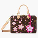 Louis Vuitton X Takashi Murakami Speedy Bandouliere 25 Sakura Brown