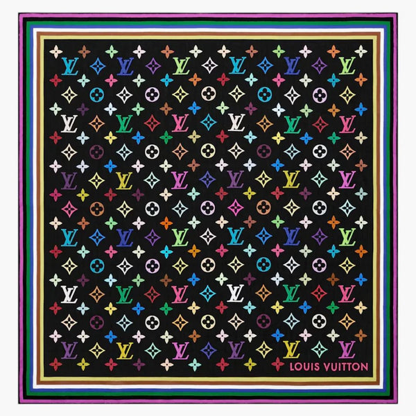 Louis Vuitton X Takashi Murakami Square 55 Black Multicolored