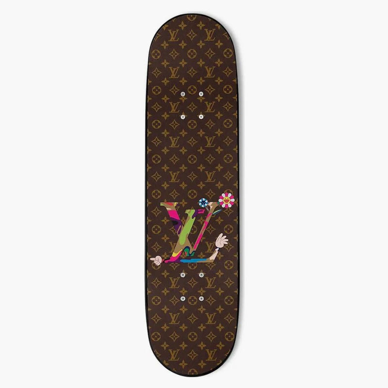 Louis Vuitton X Takashi Murakami Superflat Characters Skateboard Monogram