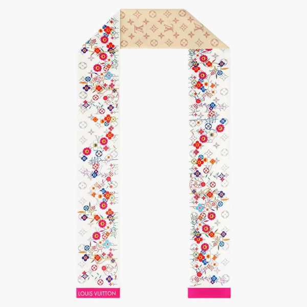 Louis Vuitton X Takashi Murakami Superflat Monogram Bandeau White