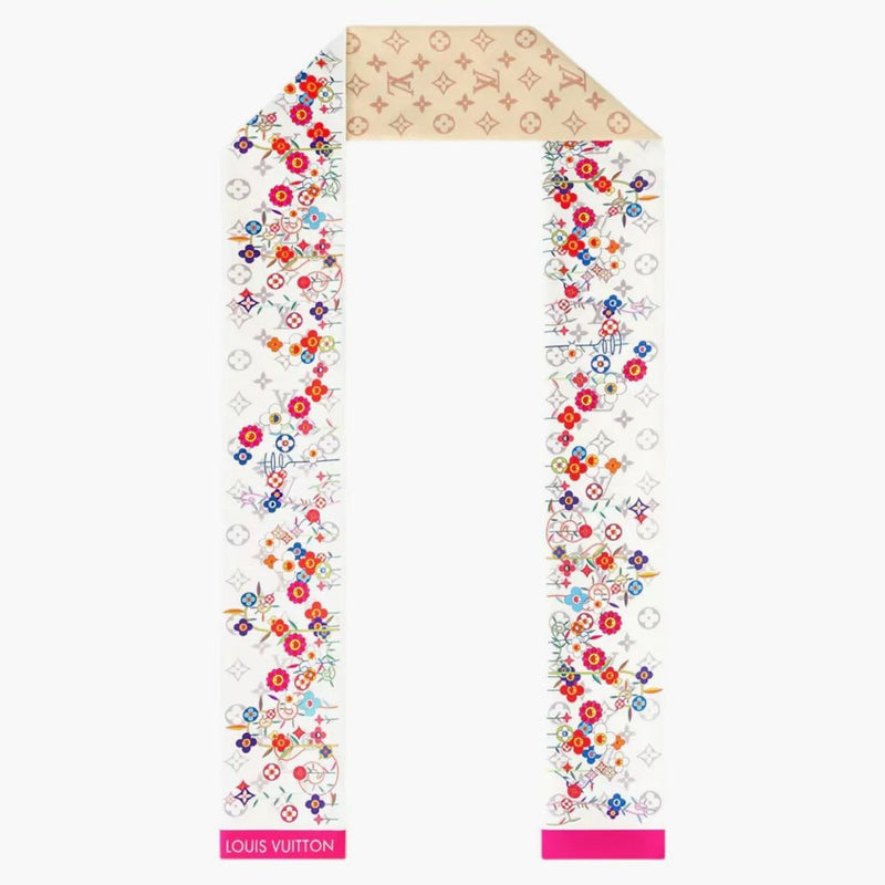 Louis Vuitton X Takashi Murakami Superflat Monogram Bandeau White