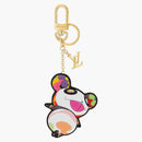Louis Vuitton X Takashi Murakami Superflat Panda Key Holder Multicolor