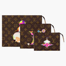 Louis Vuitton X Takashi Murakami Trio Toiletry Pouch Monogram