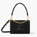 Louis Vuitton X Takashi Murakami Twist Mm Slim Bag Black