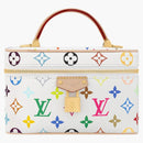 Louis Vuitton X Takashi Murakami Vanity Chain Pouch White Multicolored