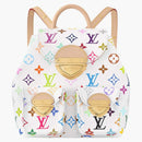 Louis Vuitton X Takashi Murakami Venice Backpack White Multicolored