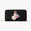 Louis Vuitton X Takashi Murakami Zippy Wallet Black