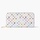 Louis Vuitton X Takashi Murakami Zippy Wallet White Multicolored