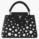 Louis Vuitton X Yayoi Kusama Capucine Mm Black