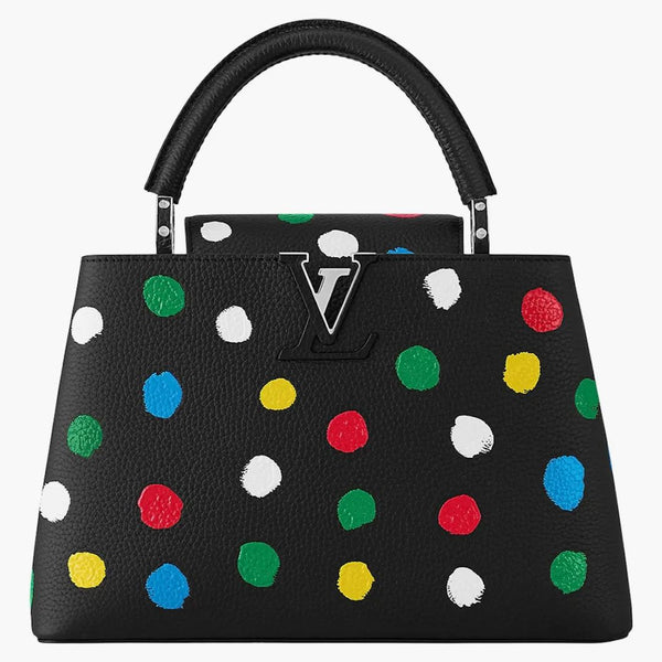 Louis Vuitton X Yayoi Kusama Capucines Mm Black
