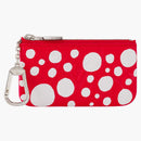 Louis Vuitton X Yayoi Kusama Key Pouch Red/white