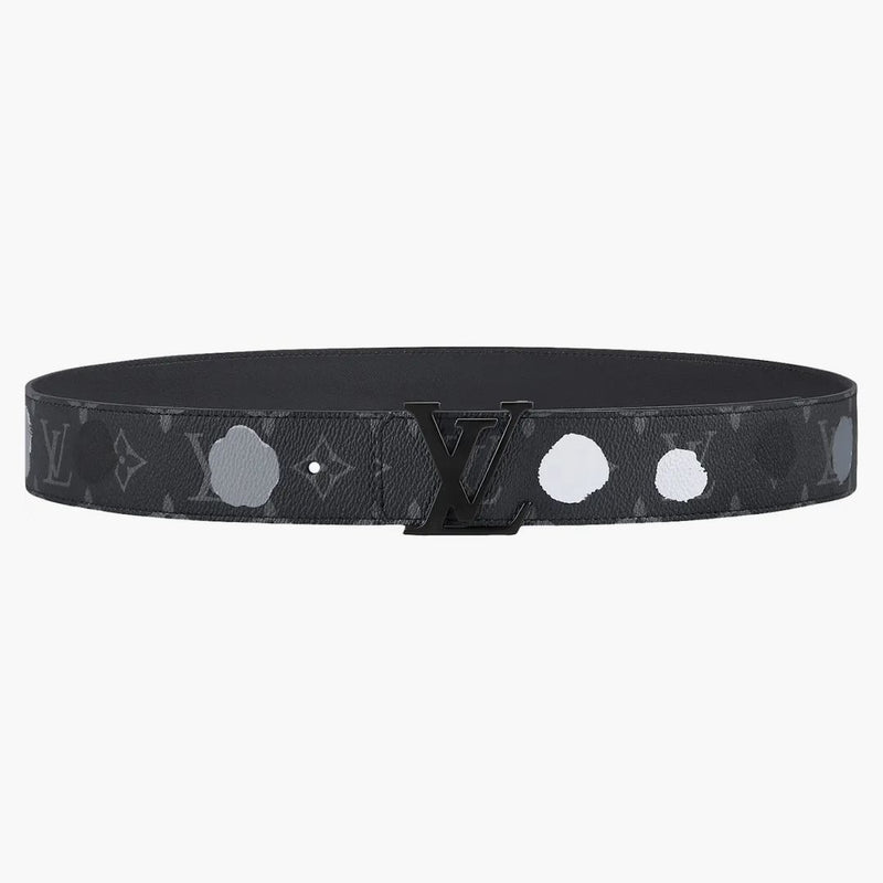 Louis Vuitton X Yayoi Kusama Lv Initiales 40mm Reversible Belt Monogram Eclipse Black