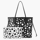 Louis Vuitton X Yayoi Kusama Neverfull Mm Black/white