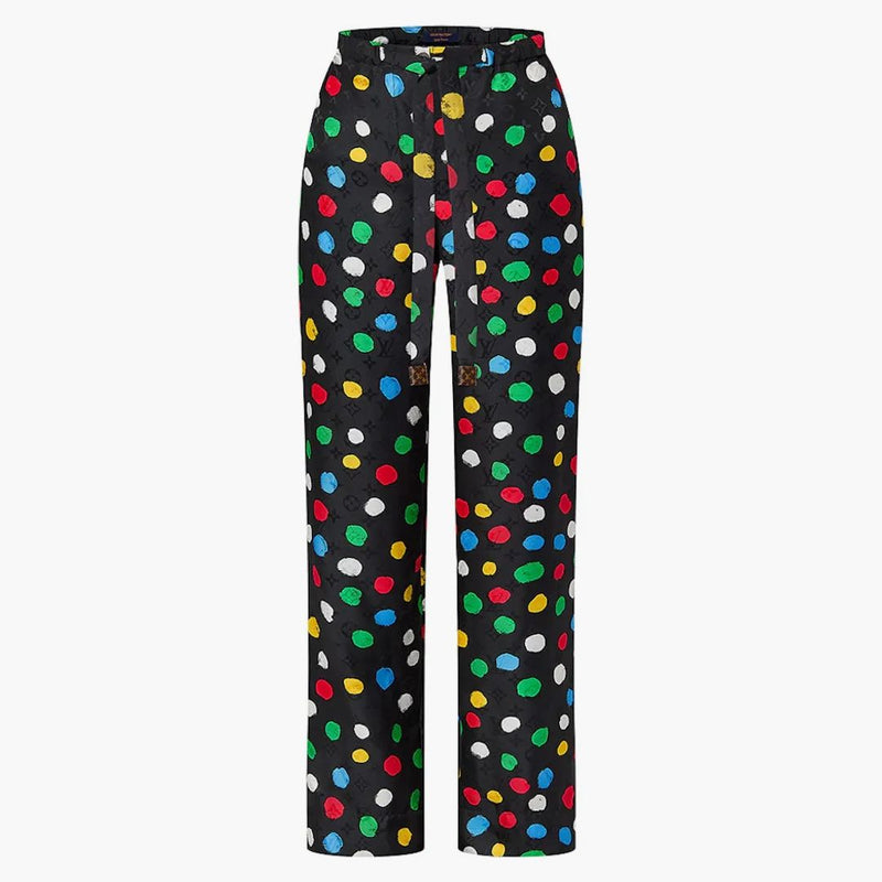 Louis Vuitton X Yayoi Kusama Painted Dots Pajama Pants Black
