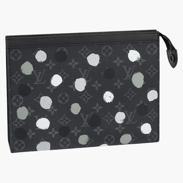 Louis Vuitton X Yayoi Kusama Pochette Voyage Monogram Eclipse Black/silver