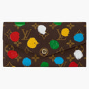 Louis Vuitton X Yayoi Kusama Sarah Wallet Monogram Multicolor