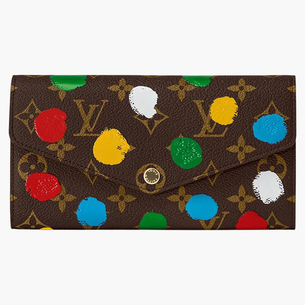 Louis Vuitton X Yayoi Kusama Sarah Wallet Monogram Multicolor