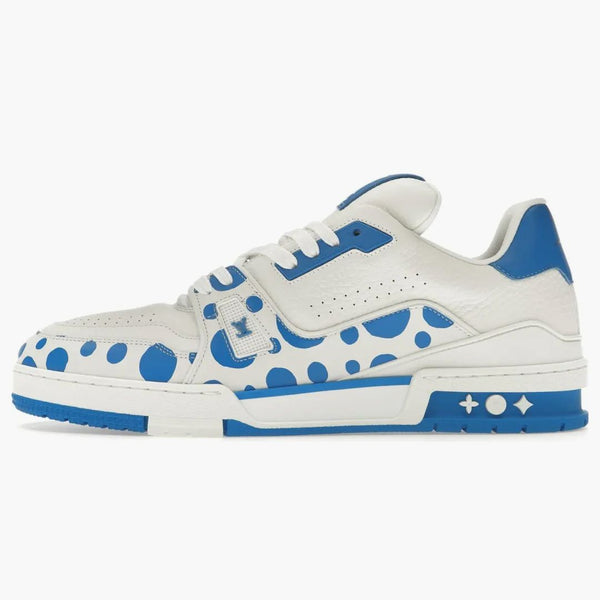 Louis Vuitton X Yayoi Kusama Trainer White Blue