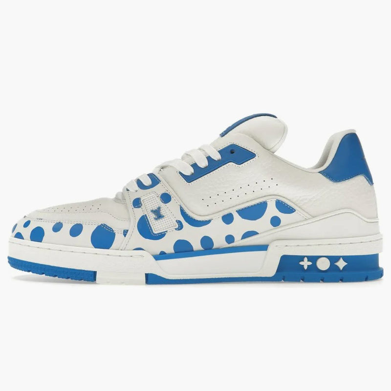 Louis Vuitton X Yayoi Kusama Trainer White Blue