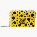 Louis Vuitton X Yayoi Kusama Twist Belt Chain Wallet Yellow/black