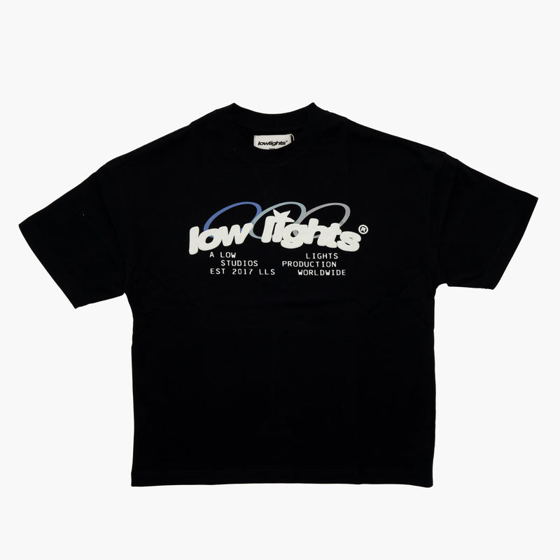 Low Lights Studios Arctic Ring Logo Tee Black