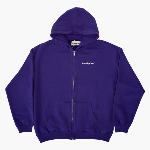 Low Lights Studios Lights Zip Hoodie Purple