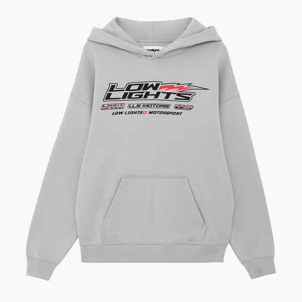 Low Lights Studios Motors Hoodie Light Grey