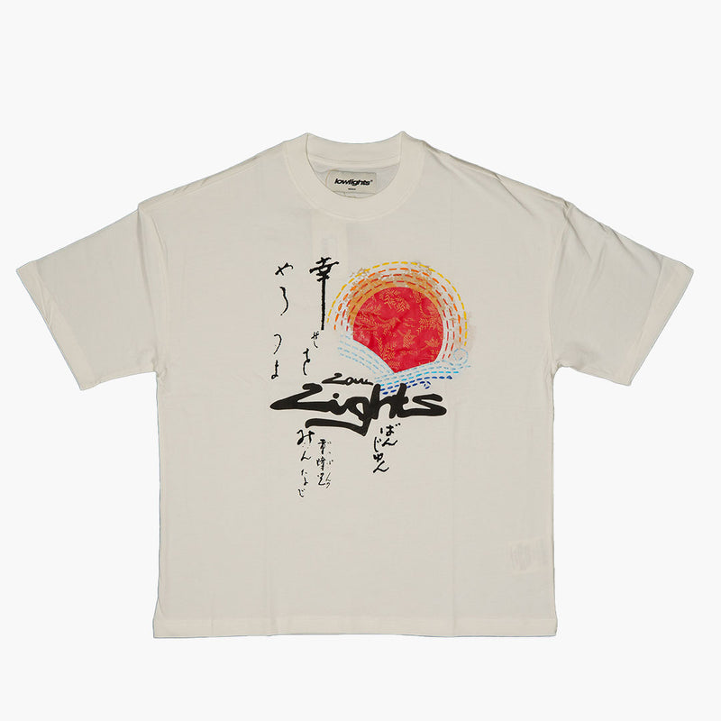 Low Lights Studios Rising Sun Tee Ecru