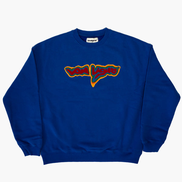 Low Lights Studios Thermal Sweater Blue
