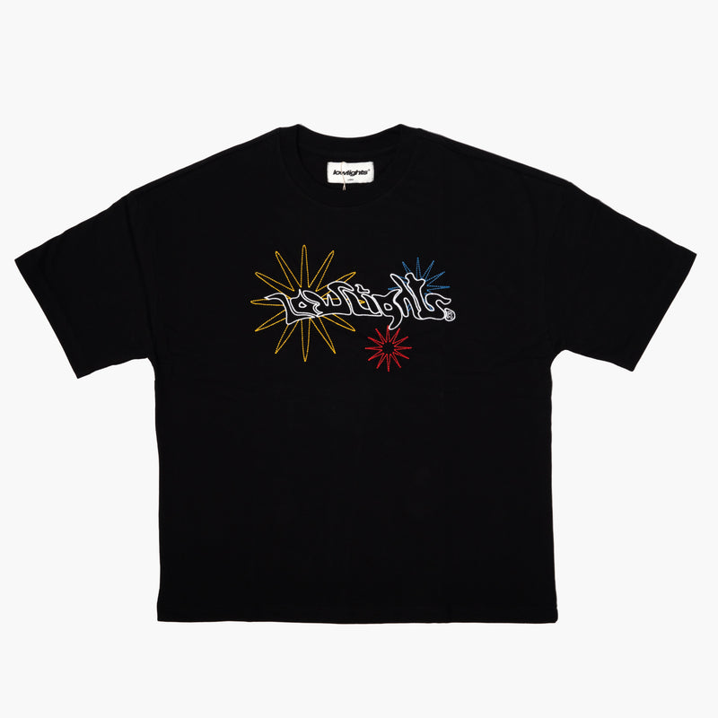 Low Lights Studios Warp Lights Tee Black