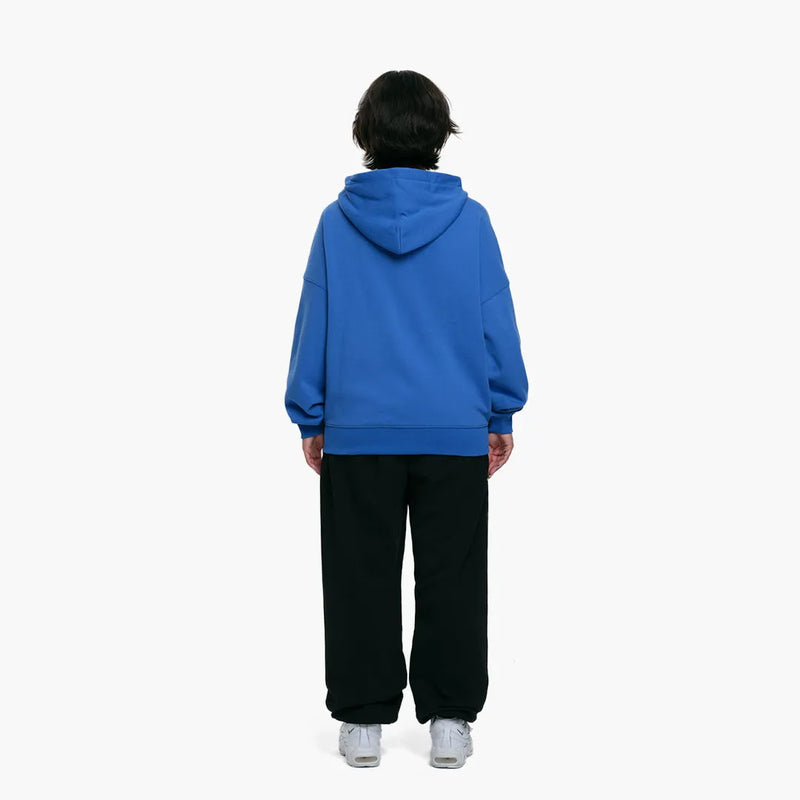 Low Lights Studios Women Superstar Zip Up Hoodie Royal Blue Model Rückseite
