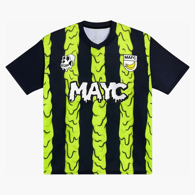 Mayc Soccer Jersey Black/Lime Green